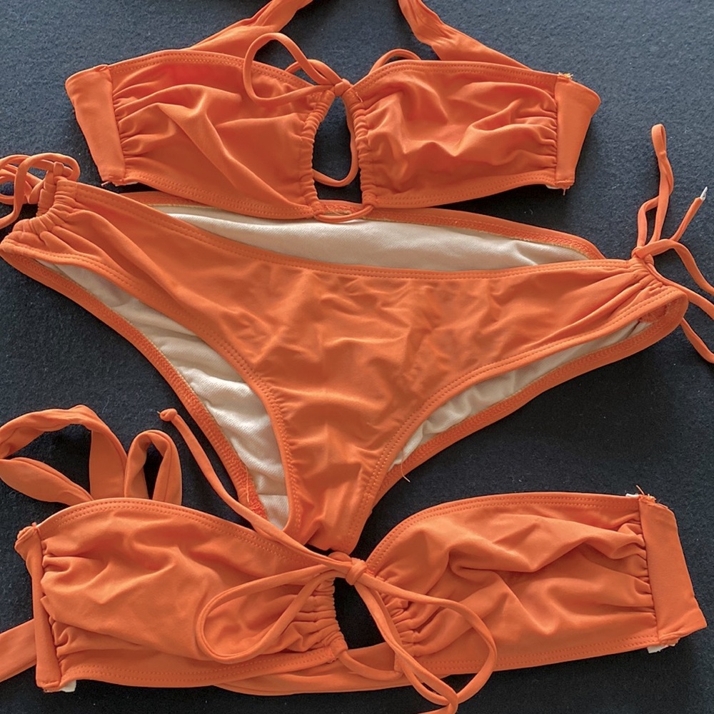 Blu Chic bandeau top bikini w two tops - Picture 4 of 6